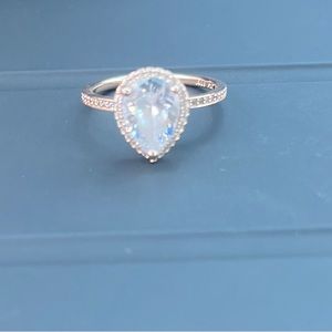 Rose Gold Pandora Ring Size 10